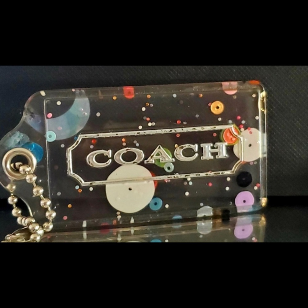 ISO COACH CONFETTI POPPY XL BAG TAG/HANG TAG